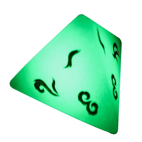 Светящиеся игральные кости, - D4