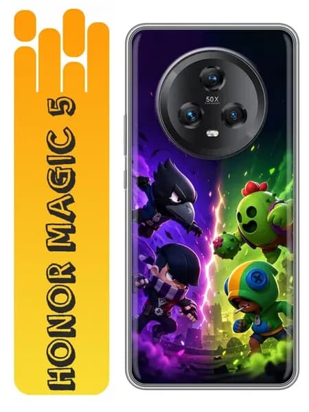 Чехол на Honor Magic 5 Броул Старс для мальчика