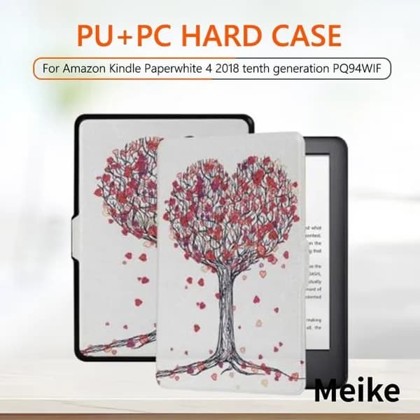 Чехол для Kindle Paperwhite 4 (2018) с матовой текстурой и рисунком