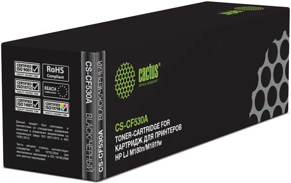 Картридж лазерный Cactus CS-CF530A CF530A черный (1100стр.) для HP LJ M180n/M181fw