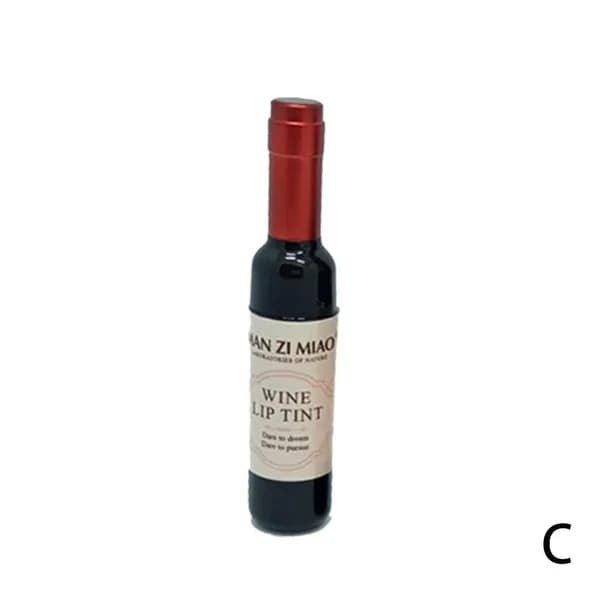 Блеск - тинт для губ в виде винных бутылок Magic wine Lip Tint, подарочный набор
