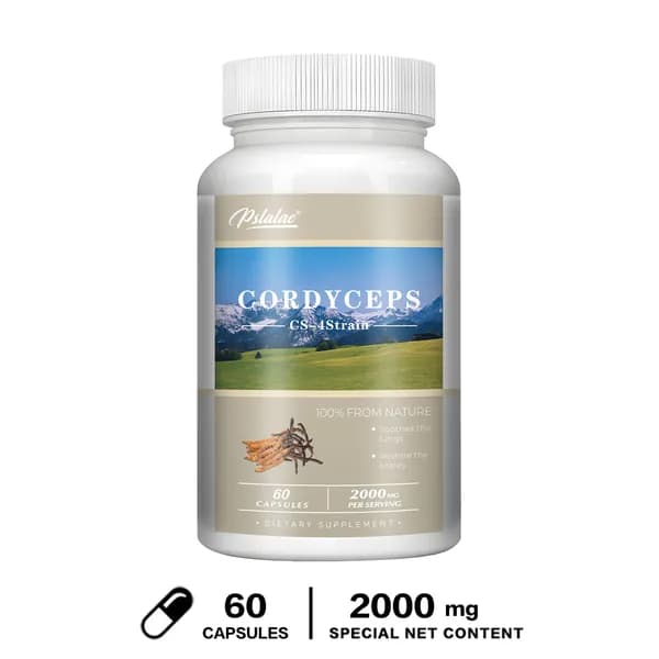 Капсулы Pslalae Vitality Immune - содержат экстракт кордицепса и полисахариды кордицепса - поддержка иммунитета и выносливости