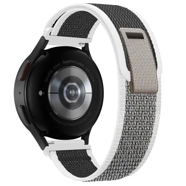 20 мм Нейлоновый ремень для Samsung Galaxy Watch 7 6 5 4 40 44 мм/6classic/5pro, дышащий спортивный ремешок для Amazfit Active 2