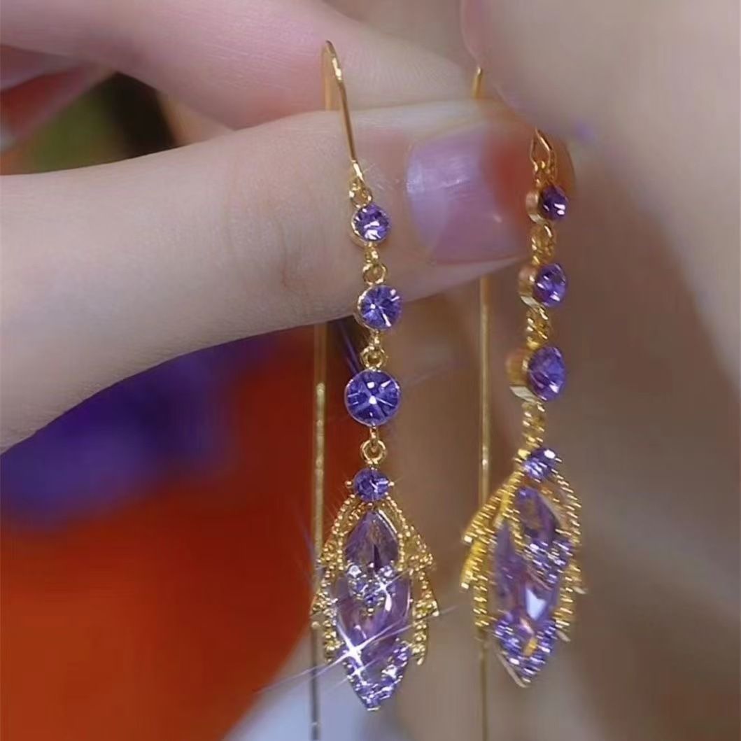 Серьги кисточки