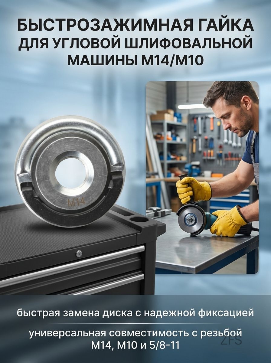 Гайка быстрозажимная