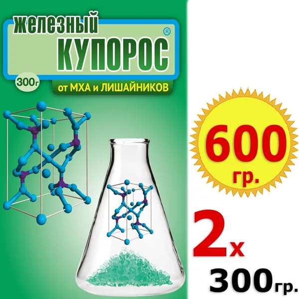 600г Железный 300г х 2шт Средство антисептическое, Ваше Хозяйство