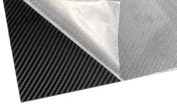 Эксклюзивный карбоновый матовый лист Kydex 300x200x2 мм с диагональной текстурой для создания ножен.