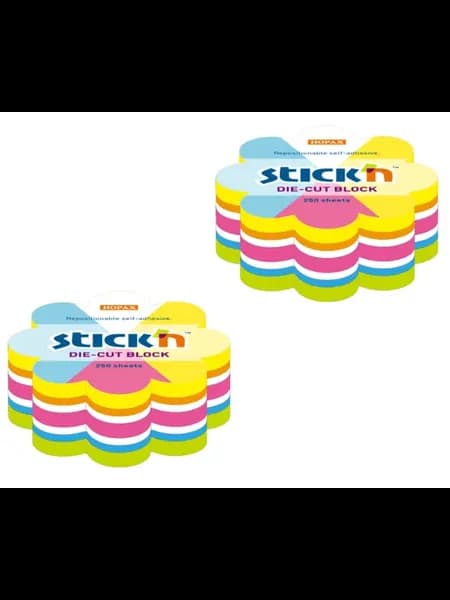 Бумага для записей 2 блока Stiсk`n 21833 67x67мм 250л