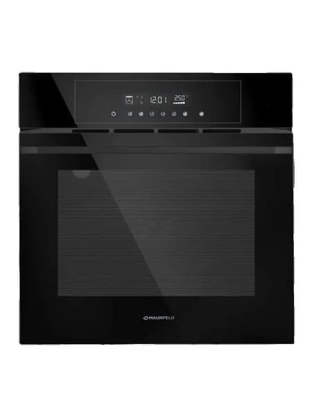 MAUNFELD  AEOD60103B2 Электрический духовой шкаф, встраиваемый, 59,5 см, зеркальный, черный, хром