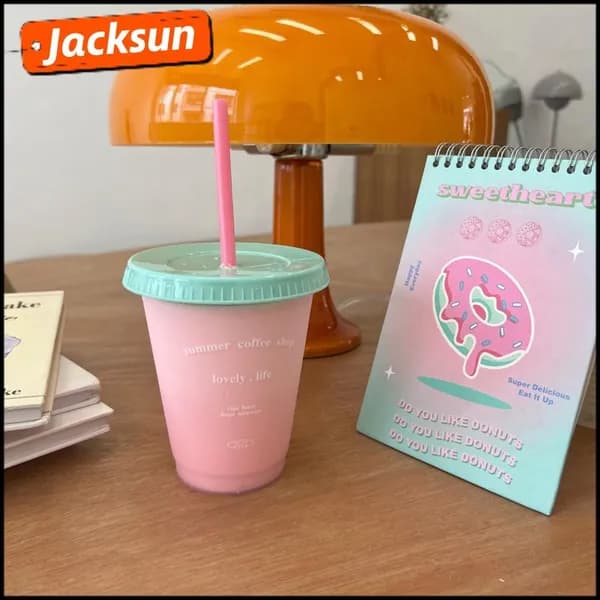 Пластиковая чашка для воды Небольшая летняя кофейня