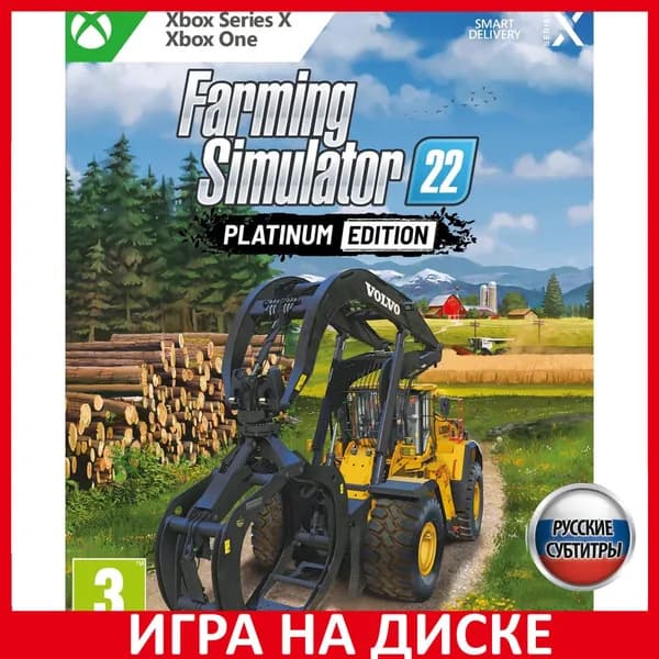 Игра Farming Simulator 22 Платиново (Xbox One, Xbox Series, Русские субтитры)