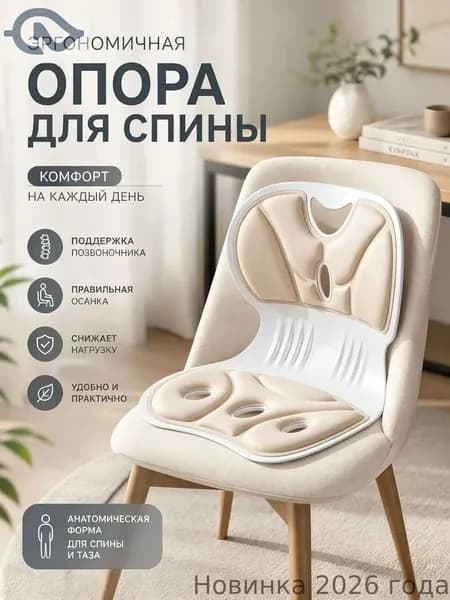 Ортопедический стул, Ткань, бежевый