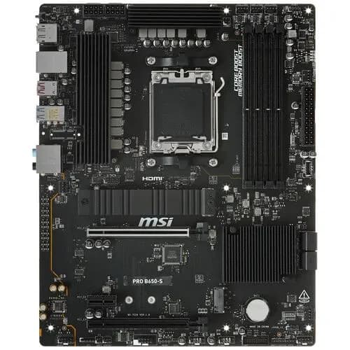 Материнская плата MSI PRO B650-S - AM5, AMD B650, 4xDDR5-4800 МГц, 1xPCI-Ex16, 2xM.2, ATX