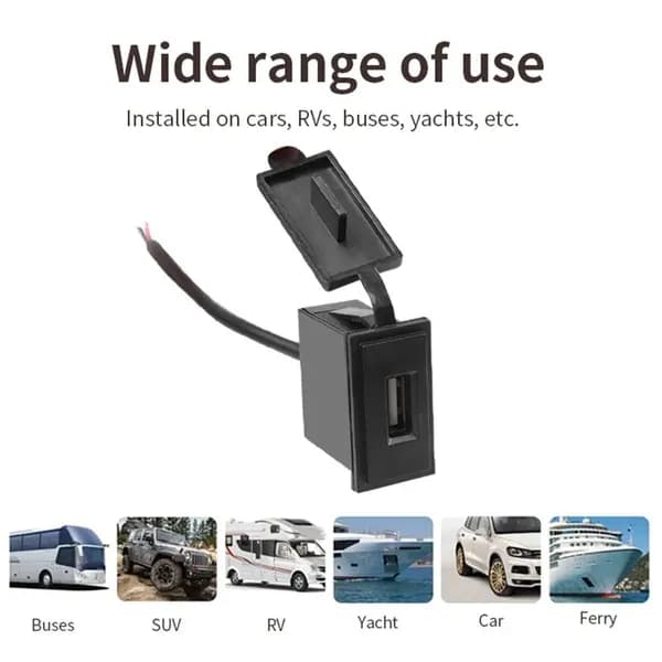 2.0 USB-розетка мама с 2-контактным разъемом, с прямым нажимным фиксатором, для сварки проводов