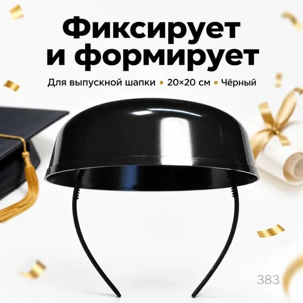 Фиксирующая и формирующая вставка для ленты выпускного колпака