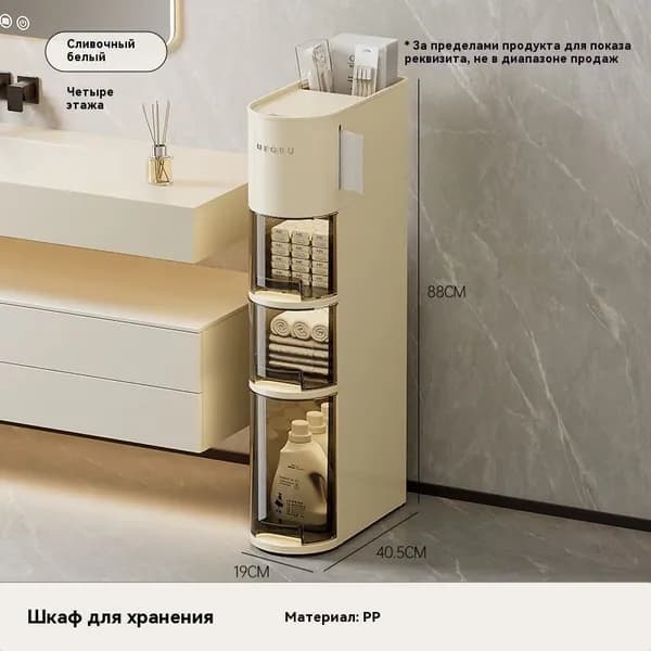 Тумба для ванной,, 19х40х88 см