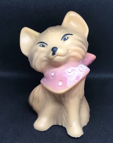 Винтажная резиновая игрушка СССР собака щенок