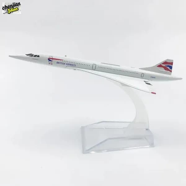 Remove / Металлическая модель самолета Concorde British Airways / авиация Конкорд
