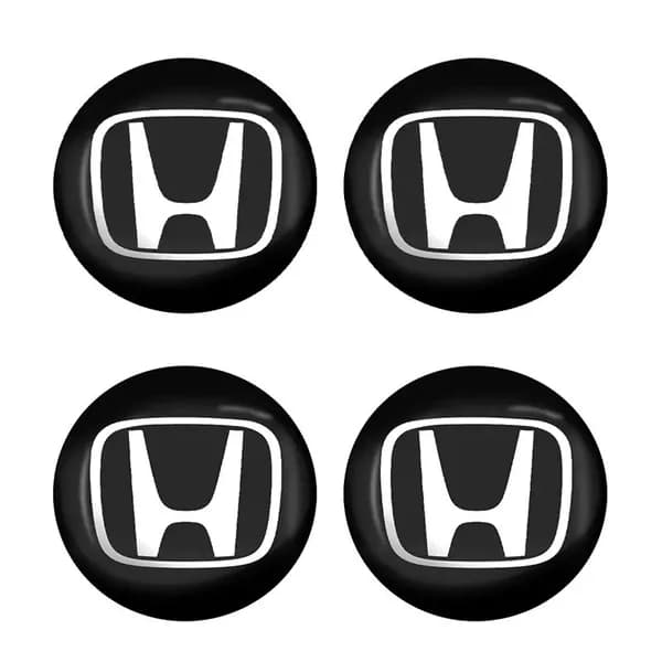 4 шт. металлические наклейки на центральные колпаки колес для Honda Civic Accord Fit City Vezel CRV Odyssey Pilot Jazz Prelude Insight