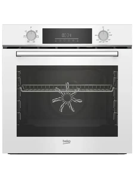 Духовой шкаф электрический Beko BIOC1431KWNC встраиваемый, 2400 Вт, 72 л, 6 режимов работы, таймер, белый
