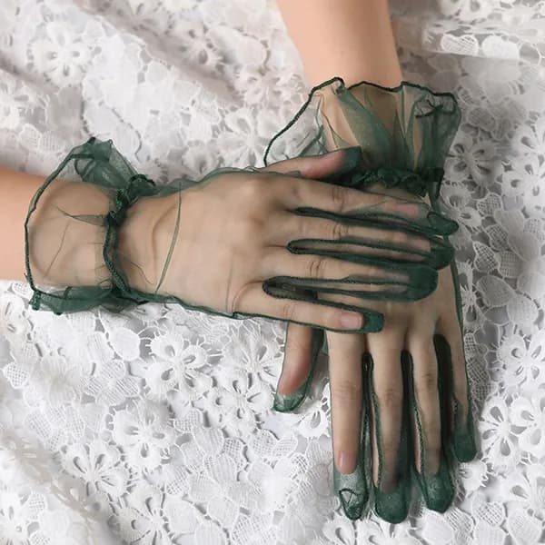 Перчатки свадебные, 1 пара