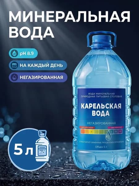 Славмо Вода Негазированная 5000мл. 1шт