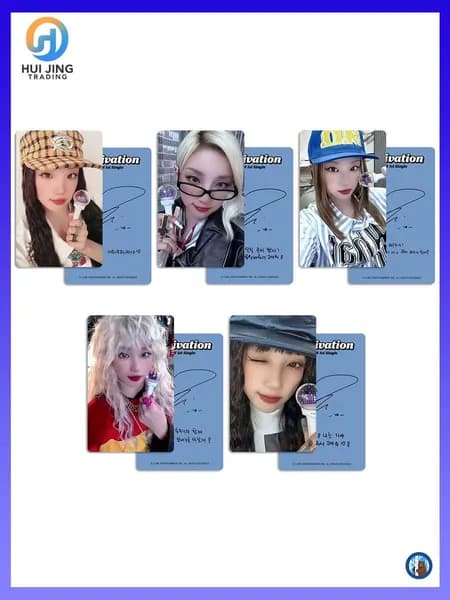 Звёздные карточки (G)I-DLE, альбом Motivation, Yuqi, LOMO-карточки