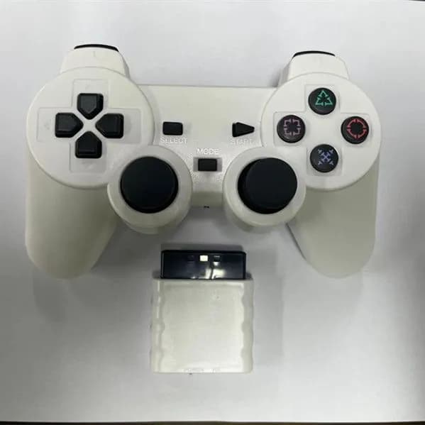 Bluetooth Беспроводной Геймпад Контроллер Для Sony PS2 2.4G Вибрация Контроллер Для Пластика 2 Джойстик,белый