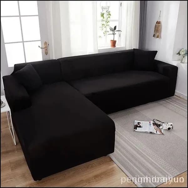 Модульный диван 300х100х100 см,черный