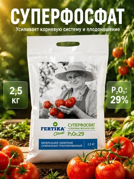 Фертика удобрение суперфосфат 2,5 кг