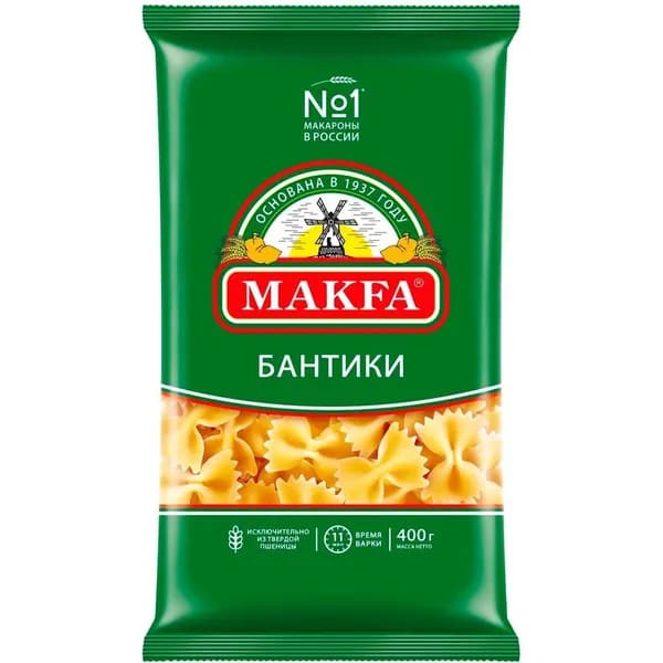 Макаронные изделия Makfa Бантики 400 г