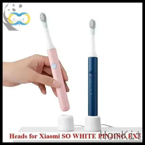 4шт головки для SO WHITE PINJING EX3 Sonic Электрическая зубная щетка