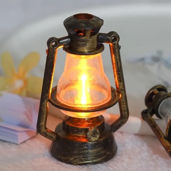 Кукольные аксессуары, миниатюрные керосиновые лампы