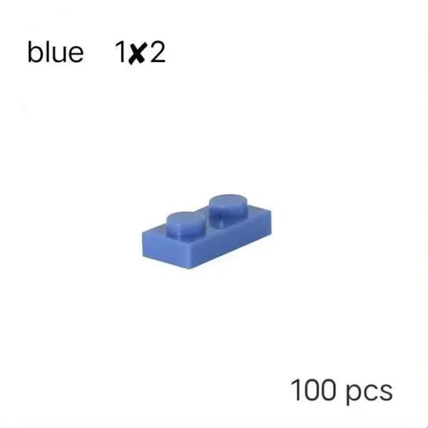 MOC 1x2 небольшие кирпичные строительные блоки совместимые с 3023 основным тонким кирпичом