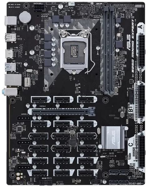 Asus B250 Mining Expert Socket 1151v1 материнская плата для майнинга, и не только! - 18 слотов PCI-E