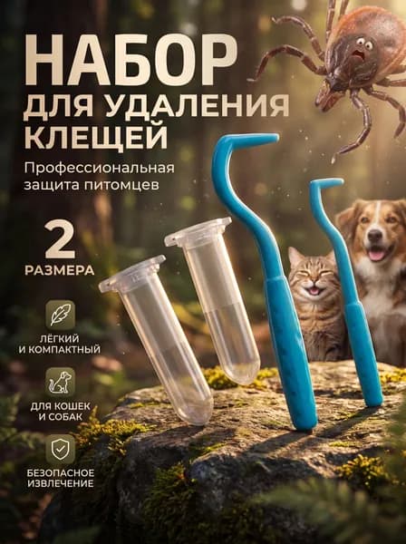 Выкручиватель клещей.Клещедер.