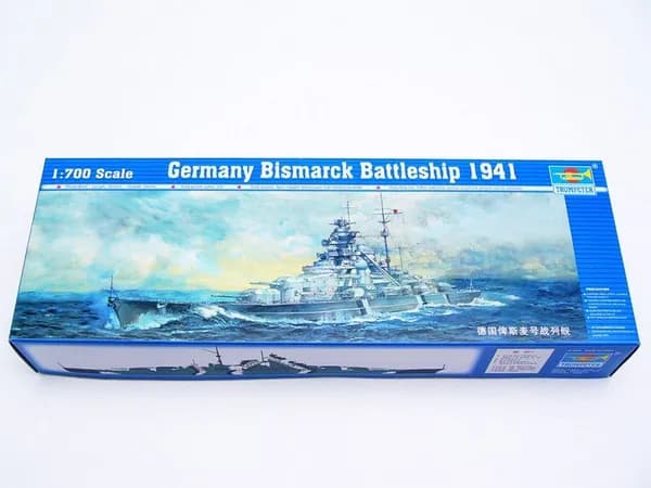 trumpeter 1/700 05711 немецкий линкор бисмарк 1941