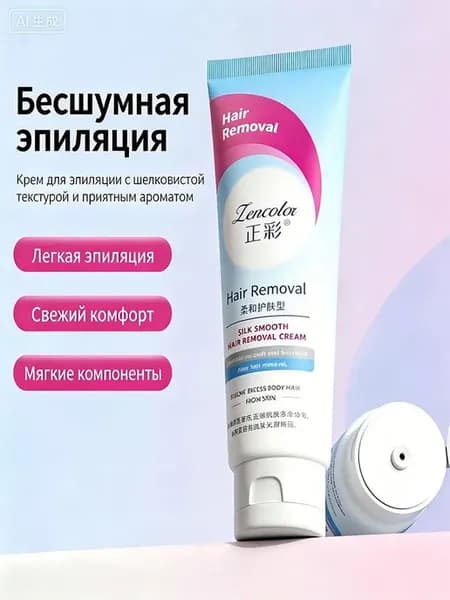 Крем для депиляции 70 г, быстрое и бережное удаление волос