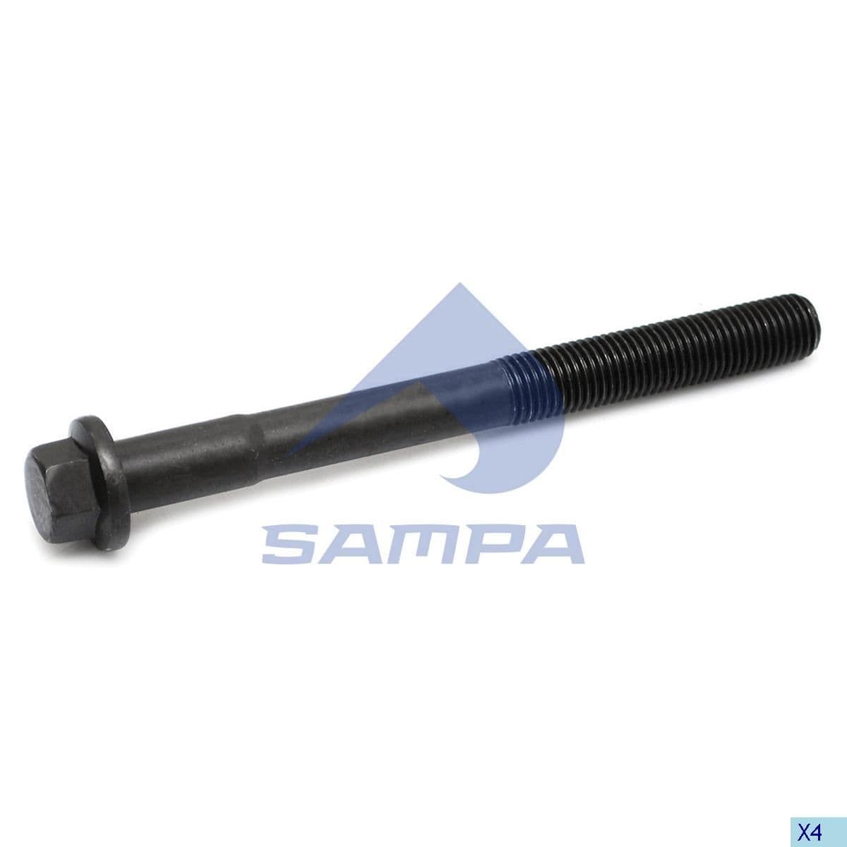 Комплект болтов ГБЦ Elring комплект 6 болтов; M16x2x169мм; DSC9, 11 Sampa 040.148