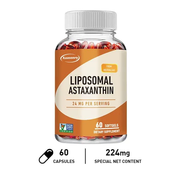 Биологически активная добавка XEMENRY Liposome Astaxanthin предназначена для поддержания здоровья глаз, сердечно-сосудистой системы, суставов и кожи.