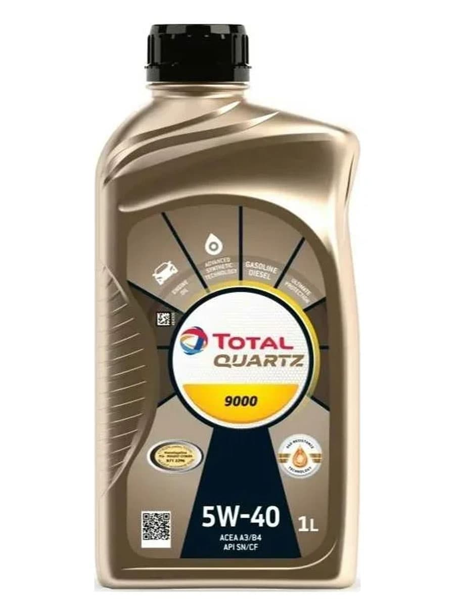Total quartz 9000 5W-40 Масло моторное, Синтетическое, 1 л