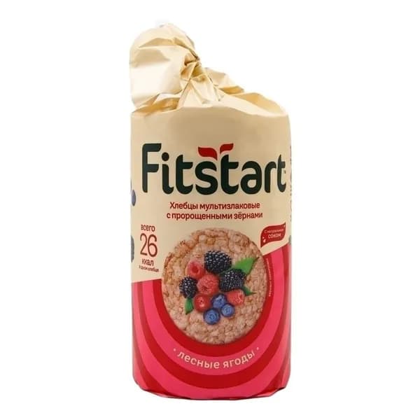 Хлебцы мультизлаковые Fitstart лесные ягоды 100 г