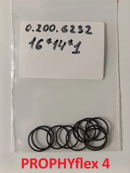 0.200.6232 Кольца уплотнительные 16*14*1 O-RING резиновые, 10шт