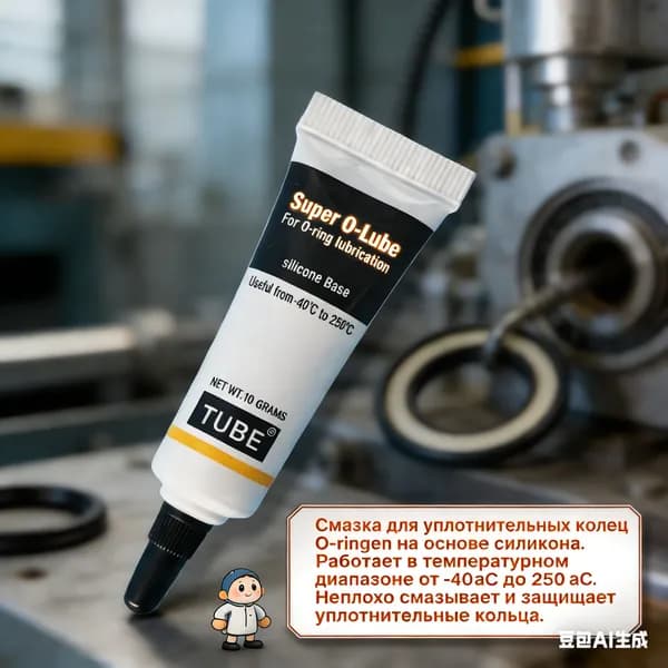 Универсальная силиконовая смазка TUBE 6502 (10грамм)