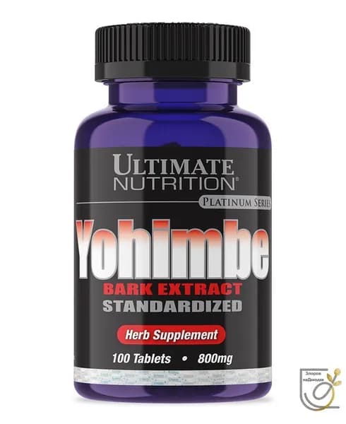 Yohimbe Bark Extract 800 мг (100 таб)
