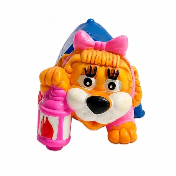 Фигурка Kinder Surprise Ferrero Lea Diva 1993, LeoVenturas, коллекционная мини-фигурка львицы с фонариком
