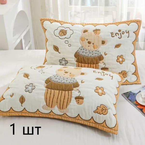 Наволочка, Хлопок, 50x78 см  1шт