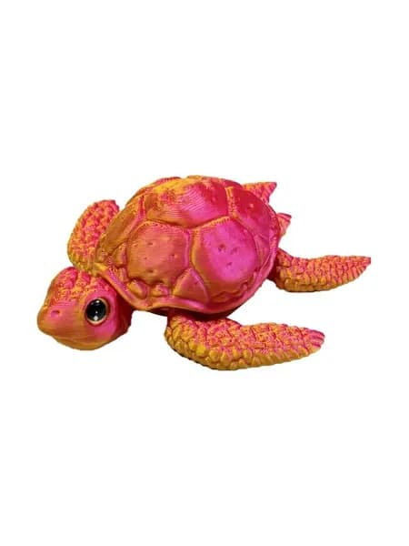 Игрушка-черепаха 3D печать, гладкая, для декора