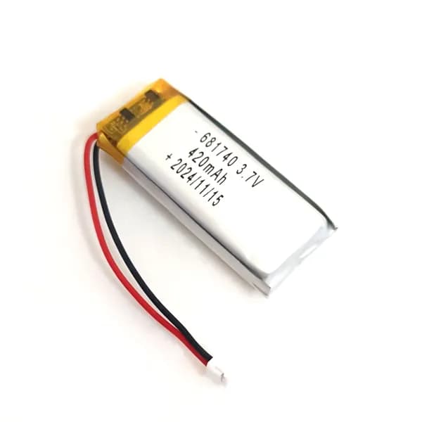 SilverStone F1 HYBRID UNO A12 S аккумулятор для видеорегистратора 3.7v 420mAh 2pin + разъем (фишка) коннектор на 2 провода (батарея на видеорегистратор универсальная) Терабайт Маркет