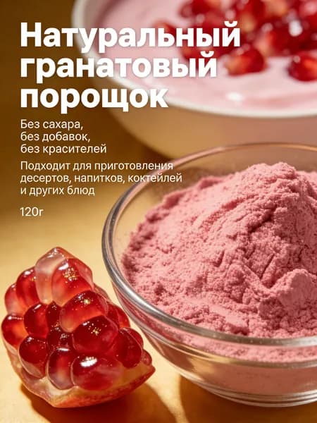 120r Порошок граната премиум-качества 100% натуральный/Идеально подходит для напитков, выпечки, печенья и других хлебобулочных изделий